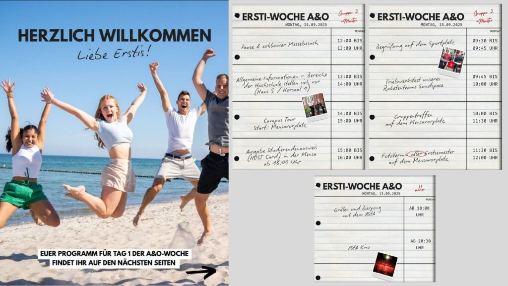Programm Einführungstag