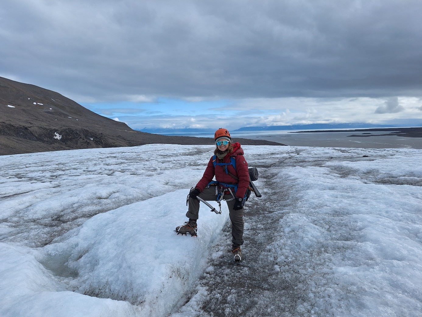 Ronja Fastner in Spitzbergen