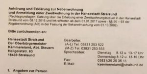 Zweitwohnungssteuer