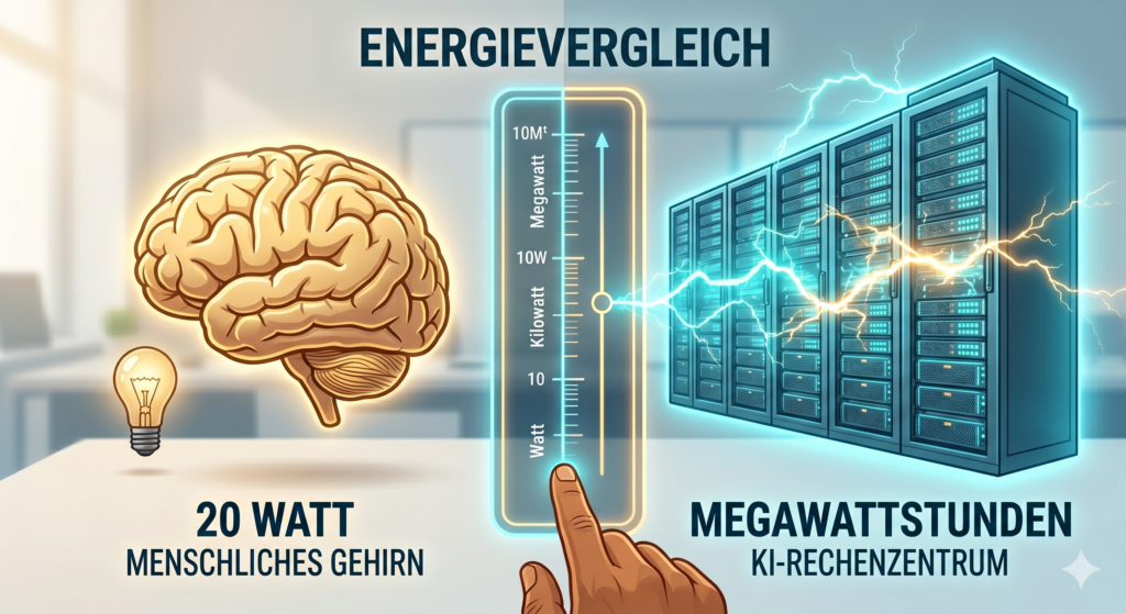 KI vs. Mensch im Energievergleich